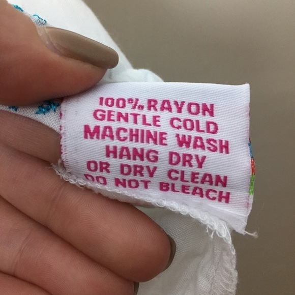 [Gretchen Scott] New White & Blue Embroidered Long Sleeve Top - Picture 6 of 10